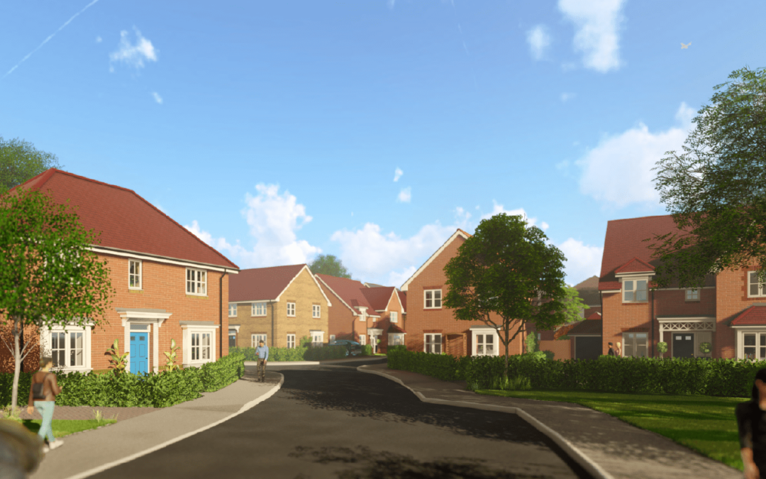 Danescroft and Bewley Homes have obtained resolution to grant planning permission for 75 New Homes in Clockbarn Nurseries, Send.